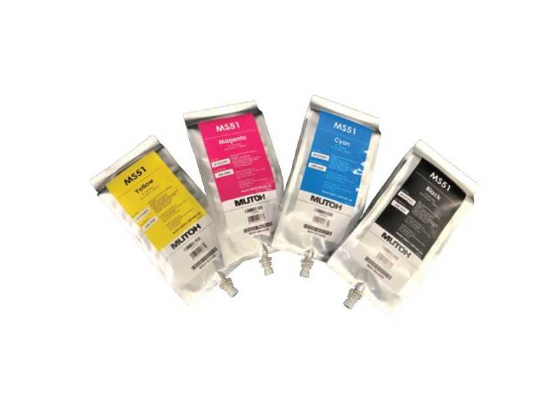 Atrament Mutoh Eco Resin MS51Bag Magenta 1L