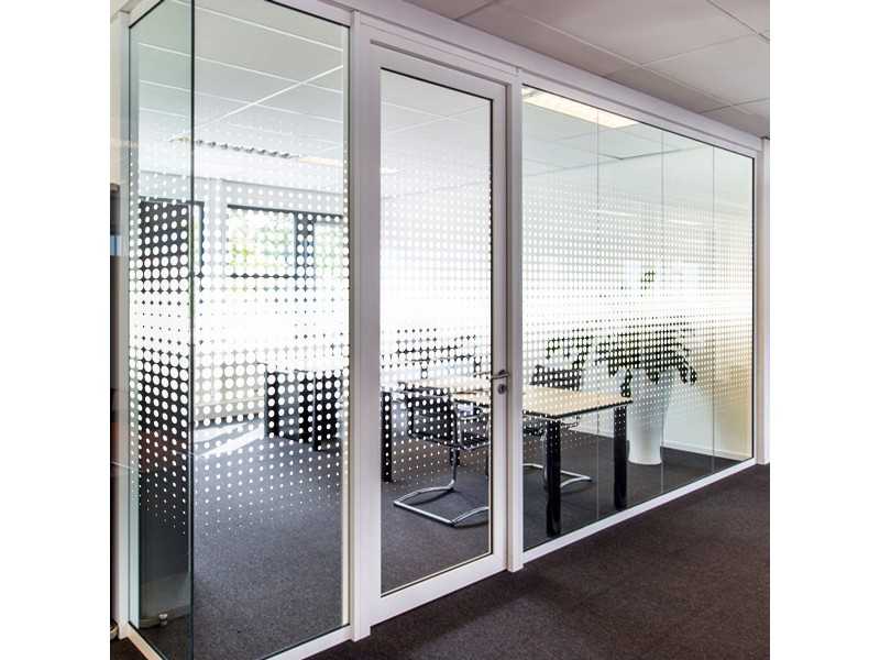 Folia Dekoracyjna Do Szkła Pet Ikonos Decorative Ppt Pw38+ No.8 Białe Kropki Hexagonalne 1,51x30 Logo