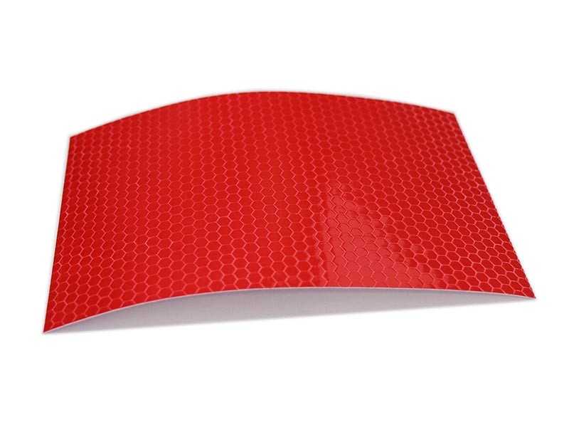 Folia Odblaskowa Ikolite Prismatic Reflectiv Red 1,24 x 50m