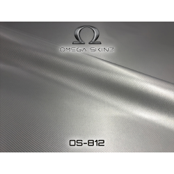 Folia Wrappingowa Samochodowa Ikonos Omega Skinz Carbon Silver 1,525x1