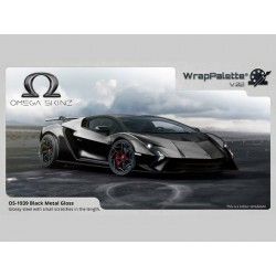 Folia Wrappingowa Samochodowa Ikonos Omega Skinz Black Metal Gloss 1,525x1