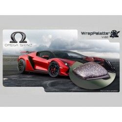 Folia Wrappingowa Samochodowa Ikonos Omega Skinz Forged Carbon Black Matte 1,525x1