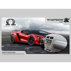 Folia Wrappingowa Samochodowa Ikonos Omega Skinz Carbon Silver 1,525x1