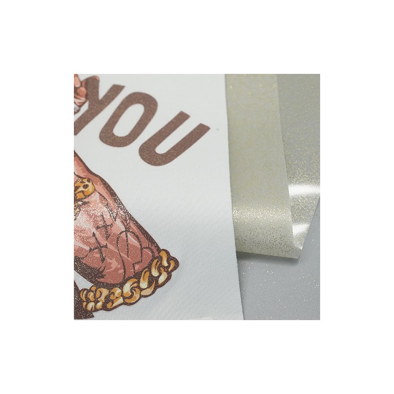 Folia Dtf X600 Glitter Gold 0,60x100m