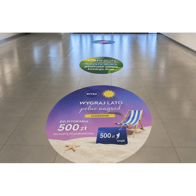 Folia Podłogowa Samoprzylepna Biała Do Druku Ikonos Profiflex Matt MRT PP WF100 1,37x50 R11 według prod.