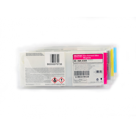 KASETA MUTOH 628 ECO SOL ULTRA 220ML MAGENTA